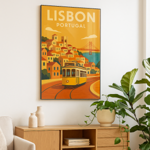 Lisbon, Portugal – Mediterranes Flair als Wandbild