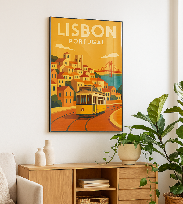 Lisbon, Portugal – Mediterranes Flair als Wandbild